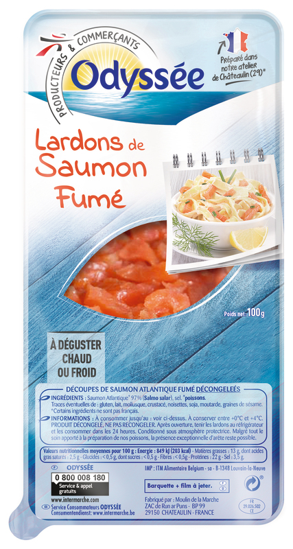 LARDONS DE SAUMON FUMÉ Odyssée