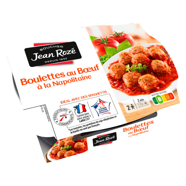 VIANDE BOVINE : BOULETTES À LA NAPOLITAINE 

