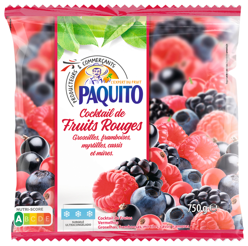 COCKTAIL DE FRUITS ROUGES SURGELÉ Paquito