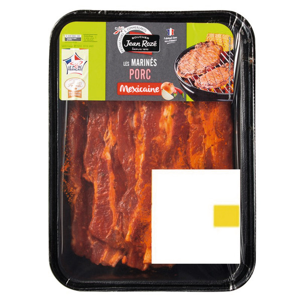 POITRINES DE PORC MARINÉES À LA MEXICAINE 
