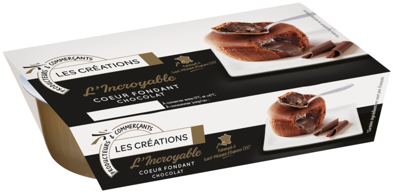 L'INCROYABLE CŒUR FONDANT CHOCOLAT Les Créations