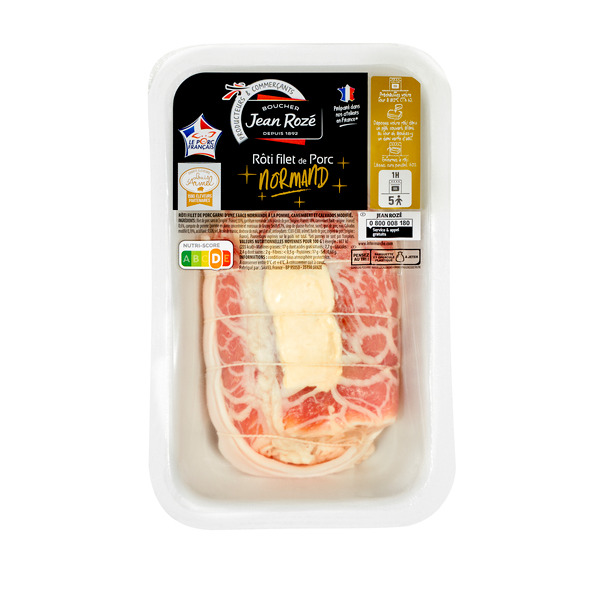RÔTI FILET DE PORC POMME/CALVADOS 
