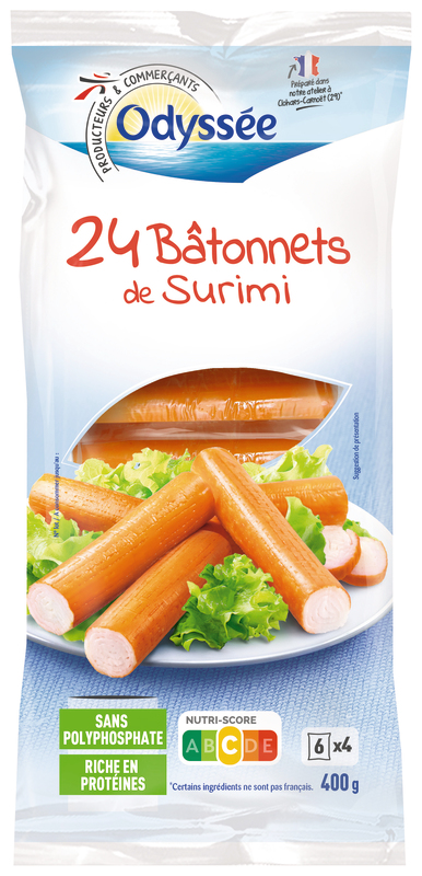 24 BÂTONNETS DE SURIMI odyssée