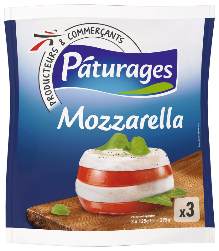 PATURAGES MOZZARELLA PATURAGES code EAN 3250391142361 