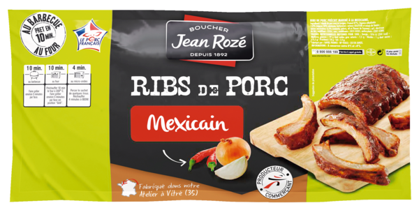 RIBS DE PORC À LA MEXICAINE 
JEAN ROZÉ