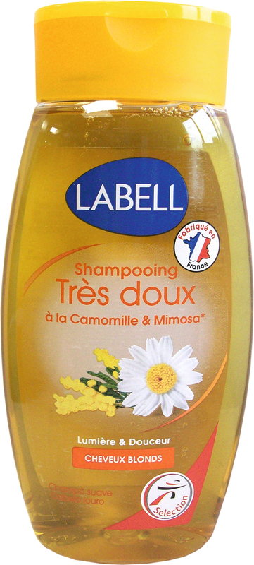 SHAMPOOING DOUX CHEVEUX BLOND CAMOMILLE ET MIMO...