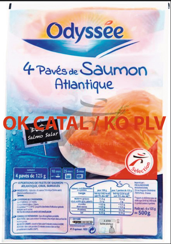 PAVÉS DE SAUMON SURGELÉS Odyssée