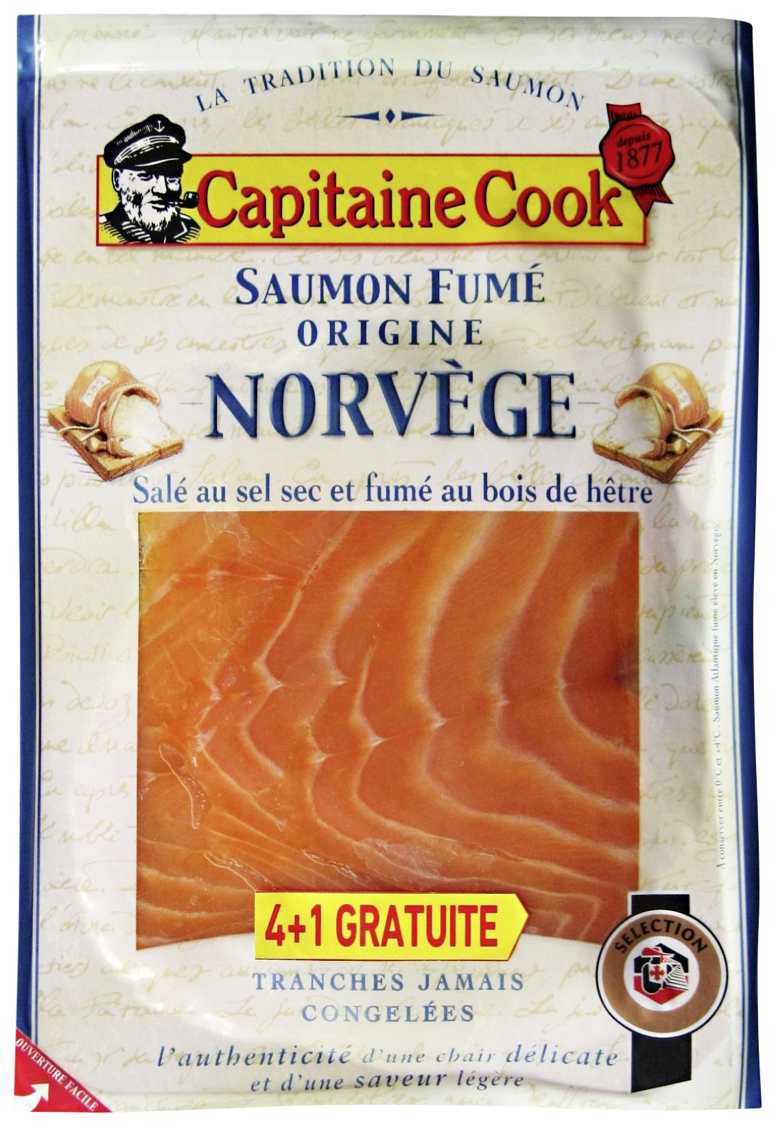 Saumon fumé de Norvège(1) Capitaine Cook