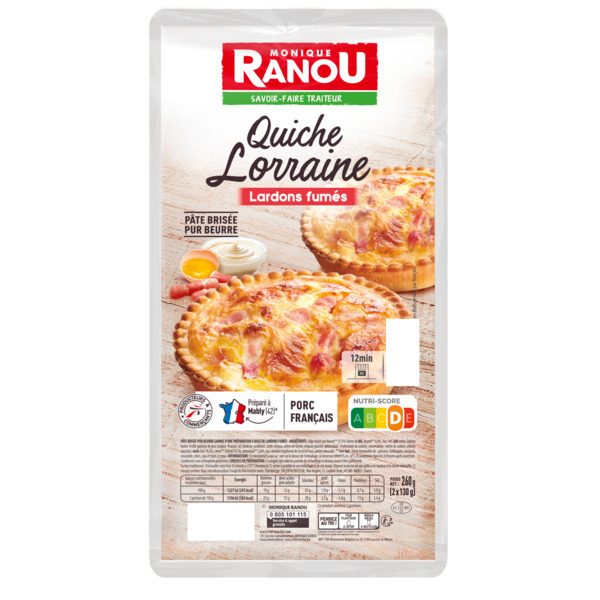 2 QUICHES LORRAINES
3250391213825 MONIQUE RANOU 2 QUICHES LORRAINES
3250391213825 MONIQUE RANOU