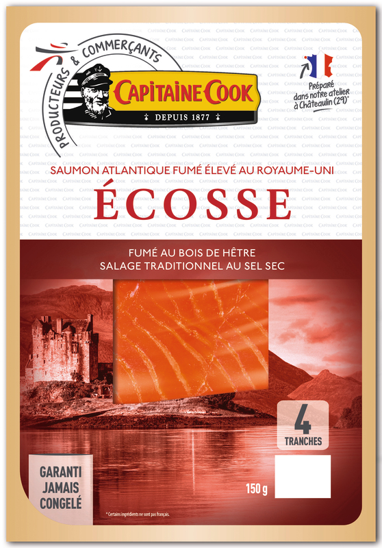 SAUMON FUMÉ ÉCOSSE (1) capitaine cook