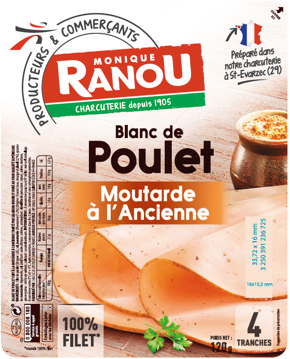 BLANC DE POULET MOUTARDE À L'ANCIENNE monique r...