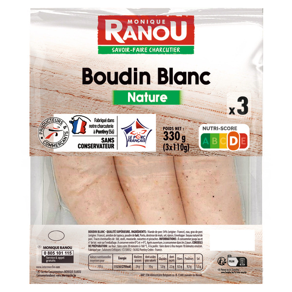 BOUDIN BLANC NATURE

