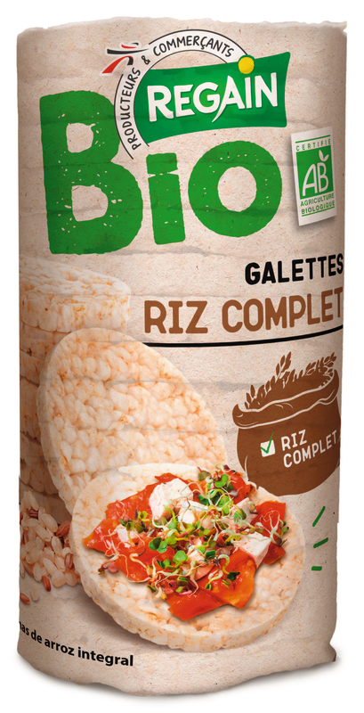 GALETTES AU RIZ COMPLET regain bio