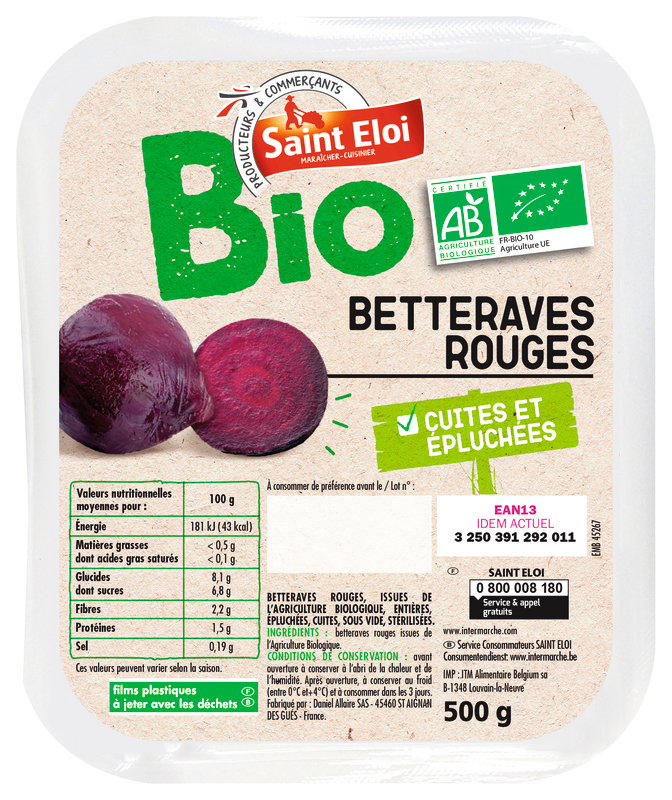 BETTERAVES ROUGES saint éloi bio