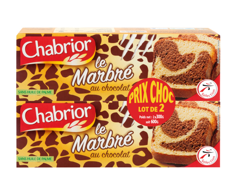 MARBRÉ AU CHOCOLAT chabrior