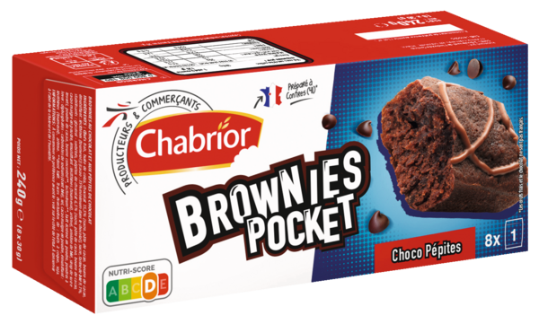 BROWNIES POCKET CHOCO PÉPITES
CHABRIOR