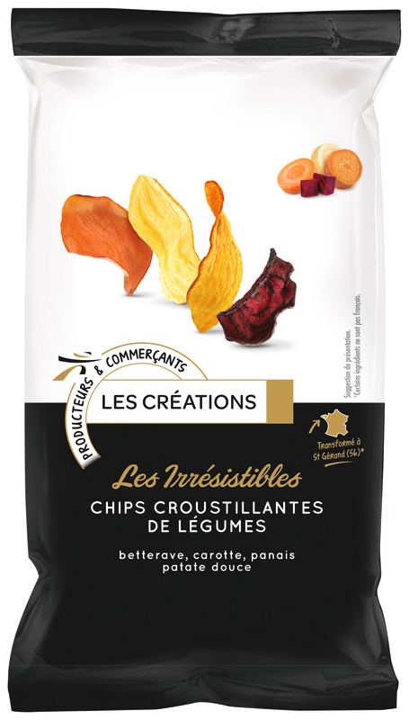 CHIPS CROUSTILLANTES DE LÉGUMES Les créations