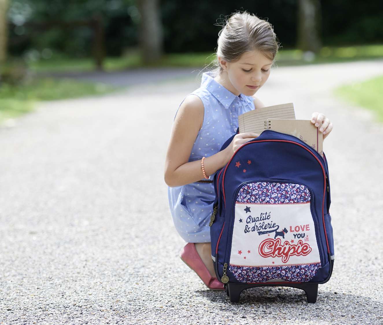 SAC À 2 COMPARTIMENTS À ROULETTES Chipie
