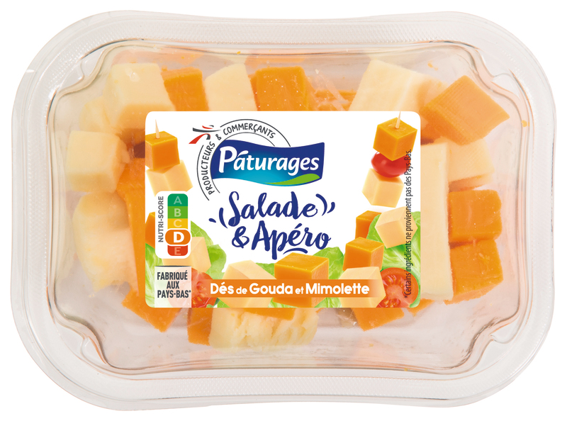 SALADE & APÉRO DÉS DE GOUDA ET MIMOLETTE Pâturages