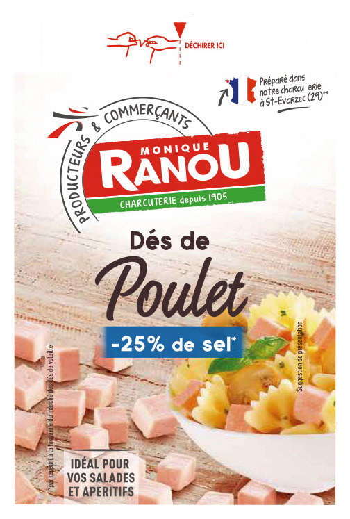 DES DE POULET TAUX DE SEL REDUIT monique ranou