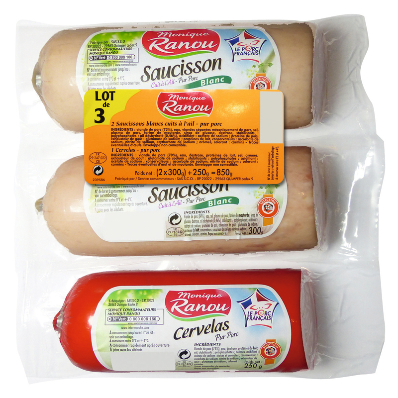 SAUCISSONS AIL BLANC monique ranou