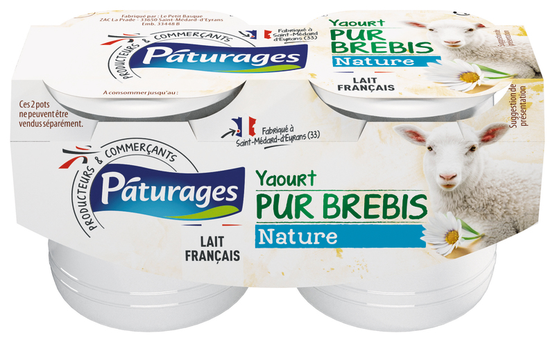 YAOURT PUR BREBIS NATURE PATURAGES