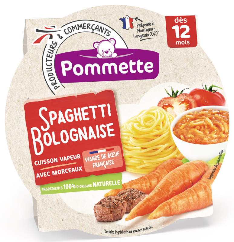 ASSIETTE SPAGHETTI BOLOGNAISE pommette