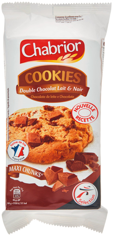 COOKIES MAXI   DOUBLE CHOCOLAT CHABRIOR