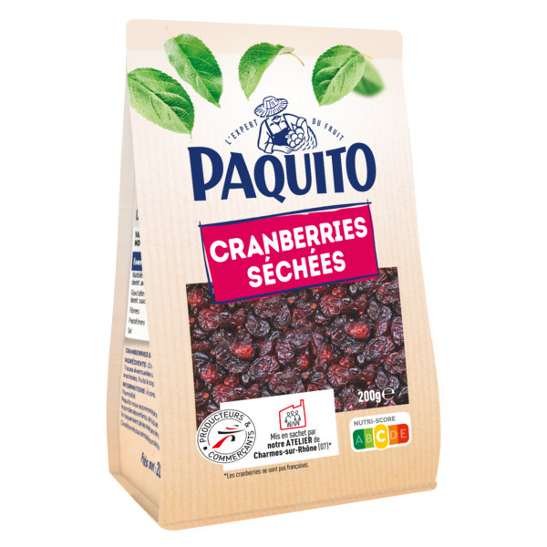 PAQUITO CRANBERRIES SÉCHÉES 
 code EAN 3250391435463 