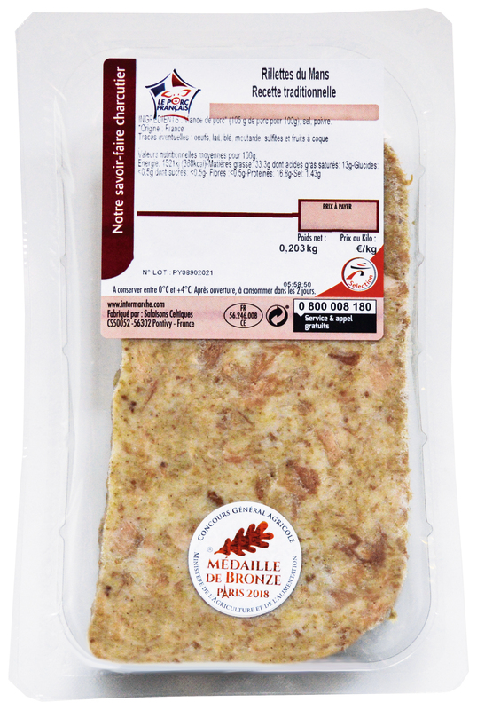 FE RILLETTES DU MANS DU MANS PUR PORC SELECTION