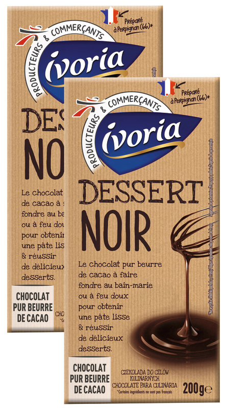 TABLETTES DE CHOCOLAT IVORIA