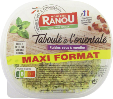 TABOULÉ À L'ORIENTALE monique ranou