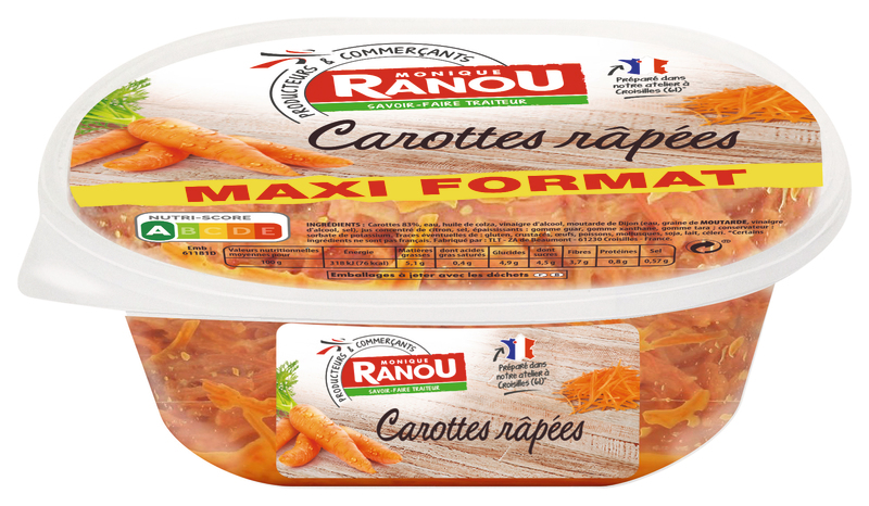 CAROTTES RAPÉES monique ranou