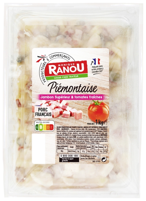 Piémontaise au jambon Monique Ranou