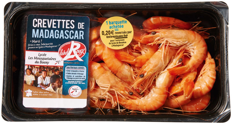 CREVETTES CUITES LABEL ROUGE  3250391493029 (3250391493029)