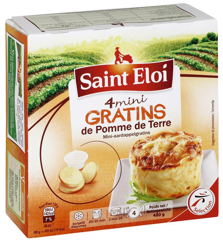 4 MINI GRATINS PETITS LÉGUMES Saint Éloi