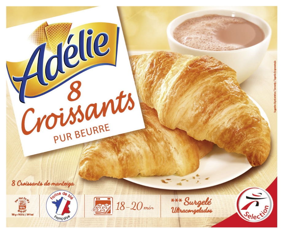 Croissants pur beurre surgelés Adélie
