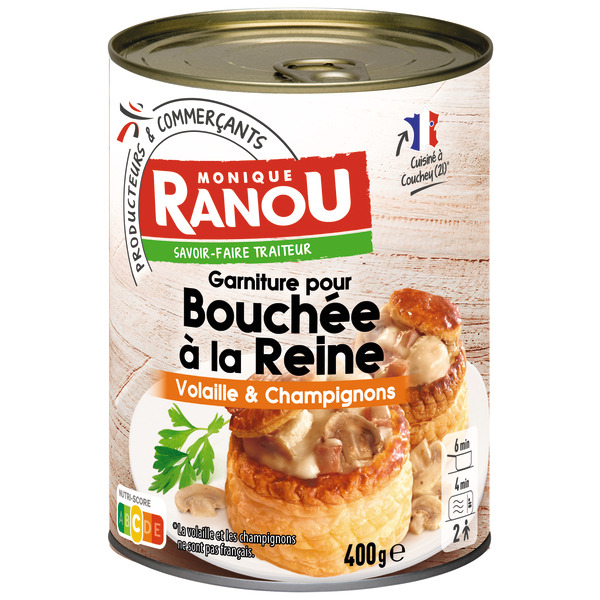 GARNITURE POUR BOUCHÉE À LA REINE VOLAILLE ET C...