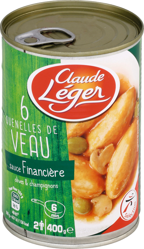 QUENELLES DE VEAU SAUCE FINANCIÈRE Claude léger