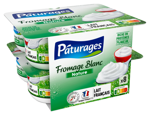 FROMAGE BLANC 7% Mat. Gr NATURE 
PÂTURAGES