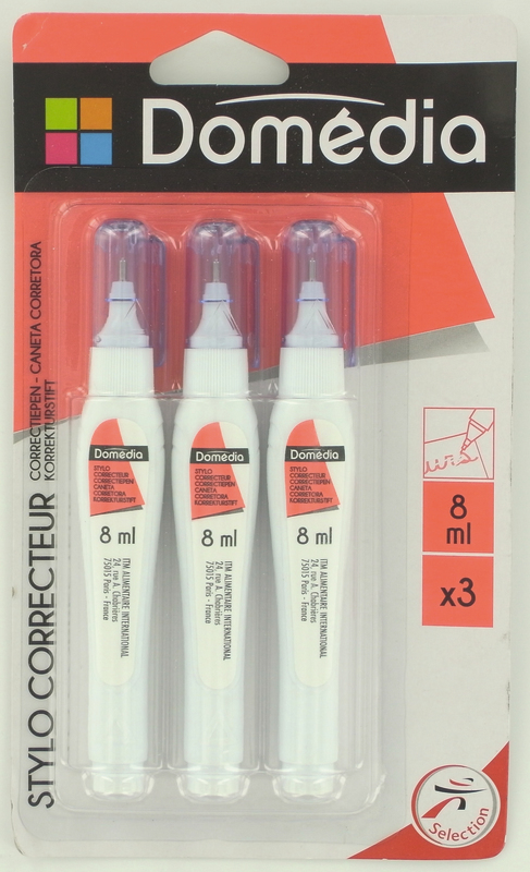 3 STYLOS DE CORRECTION DOMEDIA