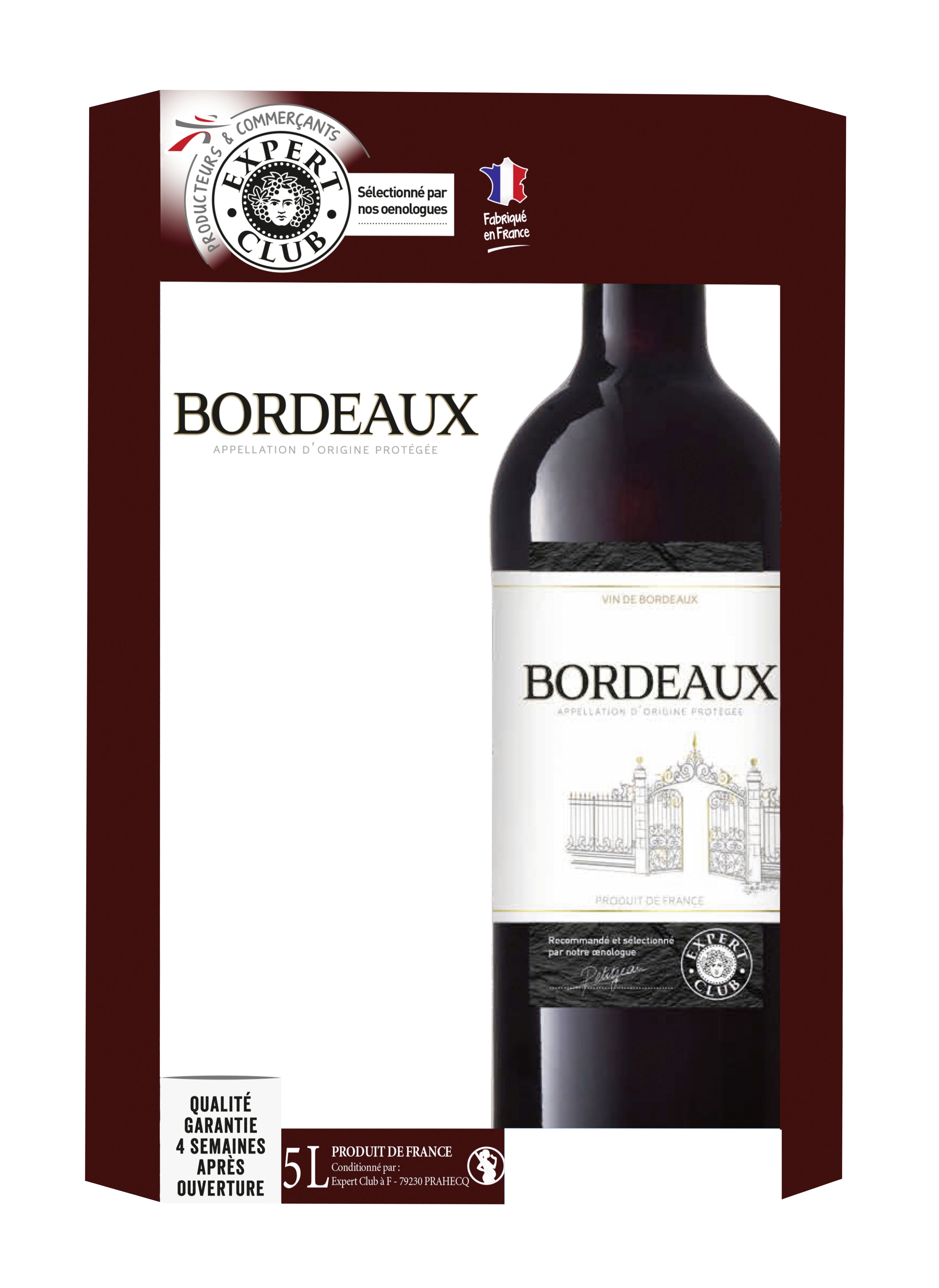 A.O.P. Bordeaux rouge Expert Club
