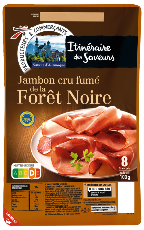JAMBON CRU FUMÉ DE LA FORÊT NOIRE itinéraire de...