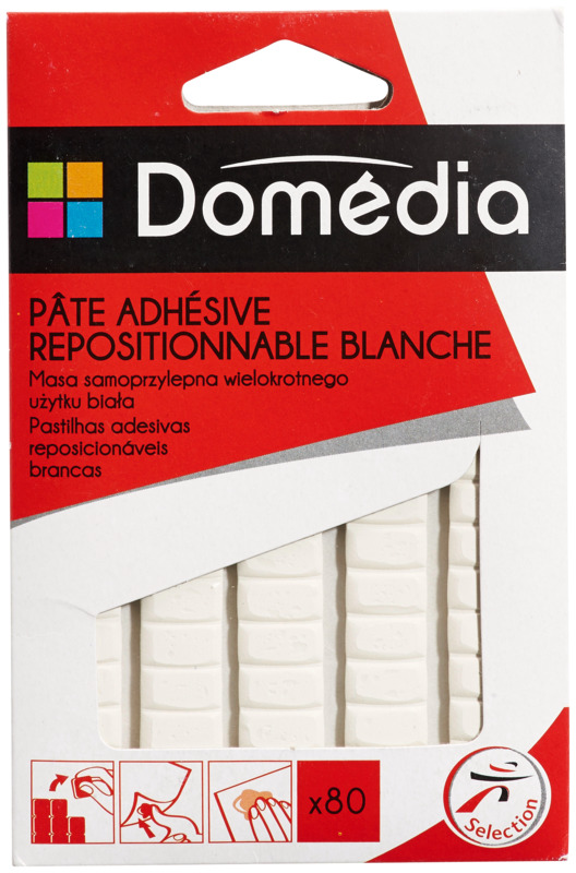 80 PASTILLES DE PÂTE ADHÉSIVE BLANCHE REPOSITIO...