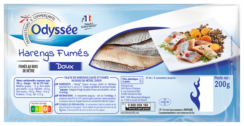 HARENGS FUMÉS DOUX odyssée