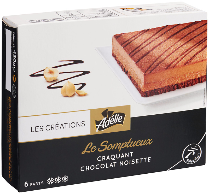 CRAQUANT CHOCOLAT NOISETTE SURGELÉ Les création...