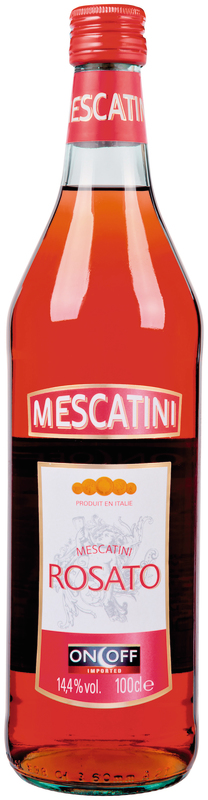 APÉRITIF À BASE DE VIN ROSÉ MESCATINI