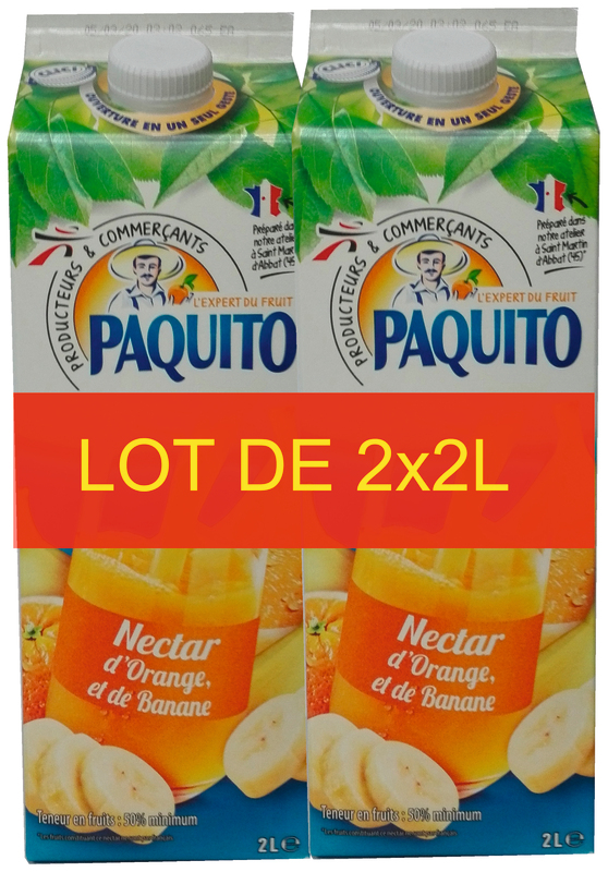 NECTAR ORANGE/BANANE PAQUITO