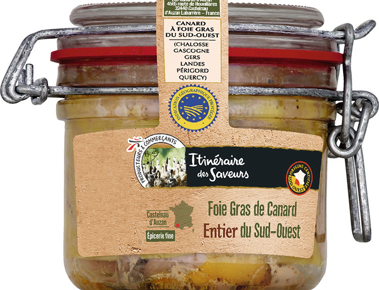 FOIE GRAS DE CANARD ENTIER Itinéraire des saveurs