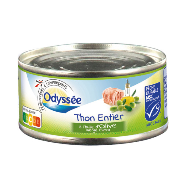 THON ENTIER À L'HUILE D'OLIVE VIERGE EXTRA
